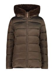 CMP Kurtka zimowa w kolorze jasnobrązowym rozmiar: 42. Brązowe kurtki damskie CMP, na zimę, bez wzorów, z puchu, bez kaptura. Za 268.55 zł.