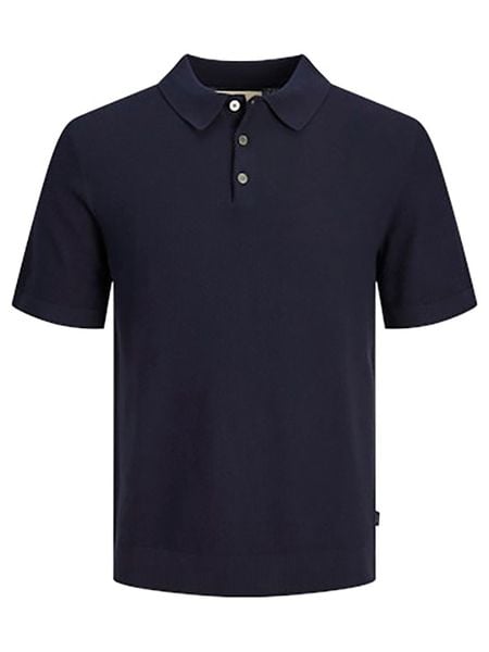 Jack & Jones Koszulka polo w kolorze granatowym rozmiar: XL. Niebieskie koszulki polo męskie Jack & Jones, xl, bez wzorów, bez ramiączek. Za 104.64 zł.