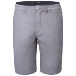 Bawełniane Męskie Krótkie Spodenki (Szorty) - Pako Jeans - Popielate. Szare szorty męskie Pako Jeans, z bawełny, bez kołnierzyka. Za 149.00 zł.