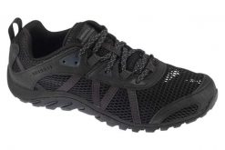 Buty trekkingowe męskie, Maipo Explorer Aerosport. Czarne buty trekkingowe męskie MERRELL, z materiału, przed kostkę, bez zapięcia, trekkingowe. Za 399.99 zł.