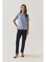 TATUUM Koszulka w kolorze błękitnym rozmiar: L. Niebieskie bluzki damskie Tatuum, l, bez wzorów, bez kołnierzyka. Za 126.45 zł.