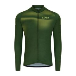Męska koszulka rowerowa z długim rękawem - Onwards Four. Zielone t-shirty sportowe męskie KEADA SPORTS, m, bez ramiączek, rowerowe. Za 332.00 zł.