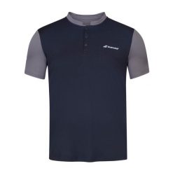 Koszulka polo tenisowa męska Babolat Play. Czarne koszulki polo męskie BABOLAT, m, bez wzorów, bez ramiączek. Za 109.99 zł.