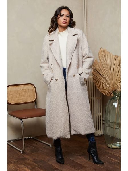 Joséfine Płaszcz przejściowy "Nocturne" w kolorze kremowym rozmiar: M. Brązowe płaszcze damskie Joséfine, m, bez wzorów, z puchu. Za 174.84 zł.