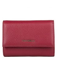 COCCINELLE Skórzany portfel w kolorze czerwonym - 14 x 10 cm rozmiar: onesize. Czerwone portfele damskie Coccinelle, bez wzorów, z materiału. Za 457.95 zł.