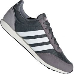 Szare Buty adidas V Racer 2.0 M F34445. Szare buty sportowe na co dzień męskie Adidas, na lato, z materiału, bez zapięcia, do biegania. W wyprzedaży za 279.00 zł.