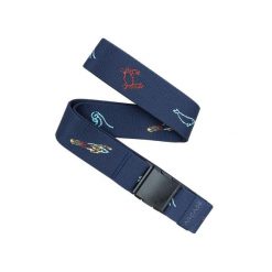 Pasek do spodni Arcade Save the Waves - navy. Niebieskie paski męskie ARCADE, bez wzorów. Za 135.99 zł.