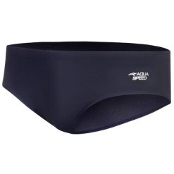 Slipy pływackie męskie Aqua Speed Ares. Czarne kąpielówki męskie Aqua-Speed, m, bez wzorów, do pływania. Za 59.99 zł.