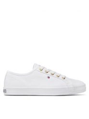Tommy Hilfiger Tenisówki Essential Nautical Sneaker FW0FW06512 Biały. Białe trampki i tenisówki damskie Tommy Hilfiger, bez wzorów, z materiału. Za 229.99 zł.