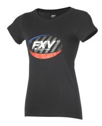 Koszulka damska Force XV ovale. Czarne bluzki sportowe damskie FORCE XV, xl, bez wzorów, z materiału, bez ramiączek. Za 89.00 zł.
