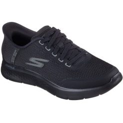 Buty sportowe męskie Skechers Go Walk Flex Netro. Czarne buty sportowe na co dzień męskie Skechers, bez zapięcia. Za 390.00 zł.