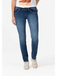 Timezone Dżinsy "Tahila" - Slim fit - w kolorze niebieskim rozmiar: W28/L30. Niebieskie jeansy damskie Timezone. Za 223.46 zł.