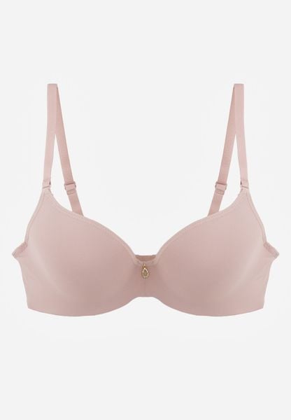 Różowy Gładki Biustonosz Push Up z Aplikacją z Cyrkoniami Murita. Czerwone biustonosze Born2be, z aplikacjami. Za 29.99 zł.