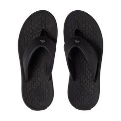 Japonki plażowe dla dorosłych Quiksilver Layover Travel. Czarne klapki damskie Quiksilver. Za 92.00 zł.