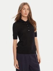 BOSS Sweter Fidenka 50545015 Czarny Regular Fit. Czarne swetry klasyczne damskie Boss, l, z wełny, bez kołnierzyka. Za 499.99 zł.