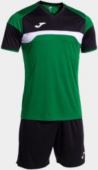 Zestaw sportowy Joma Danubio III unisex zielono-czarny – 2XL. Czarne szorty męskie Joma, l, z materiału, na fitness i siłownię. Za 81.43 zł.