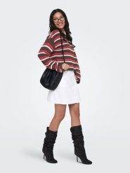ONLY Sweter w kolorze brązowym rozmiar: L. Brązowe swetry klasyczne damskie Only, l, bez kołnierzyka. Za 73.95 zł.