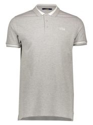 Cavalli CLASS Koszulka polo w kolorze szarym rozmiar: XXL. Szare koszulki polo męskie Cavalli Class, xxl, bez wzorów, z bawełny, bez ramiączek. Za 149.31 zł.