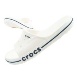 Klapki Crocs Bayaband Slide M 205392-126 białe. Białe klapki i japonki męskie . W wyprzedaży za 210.26 zł.