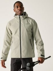 Regatta Kurtka przeciwdeszczowa "Oakhowe" w kolorze zielonym rozmiar: 3XL. Zielone kurtki outdoor męskie Regatta, m, bez wzorów, bez kaptura. Za 150.37 zł.