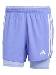 Adidas Szorty 2w1 "Own The Run" w kolorze fioletowym do biegania rozmiar: S. Różowe szorty męskie Adidas, bez kołnierzyka. Za 91.77 zł.