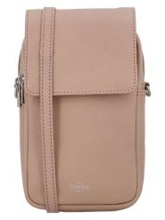 Charm Skórzana torebka w kolorze beżowym na telefon - 12 x 22 x 6 cm rozmiar: onesize. Brązowe torebki klasyczne damskie Charm, bez wzorów, z materiału, bez dodatków. Za 173.99 zł.