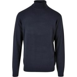 Sweter z golfem Urban Classics. Niebieskie swetry męskie Urban Classics, na zimę, m, bez wzorów, bez kołnierzyka. Za 128.10 zł.