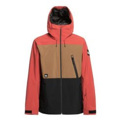 Kurtka snowboardowa męska Quiksilver Sycamore. Czerwone kurtki męskie Quiksilver, na zimę, l, bez wzorów, sportowe, bez kaptura. W wyprzedaży za 889.50 zł.