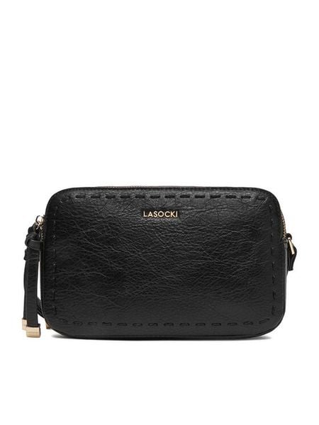 Lasocki Torebka CEO-LSK-L-001-09 Czarny. Czarne listonoszki damskie Lasocki, bez wzorów, z materiału, bez dodatków. Za 159.99 zł.