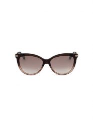 Jimmy Choo Damskie okulary przeciwsłoneczne w kolorze złoto-czarno-brązowym rozmiar: 56. Brązowe okulary przeciwsłoneczne damskie Jimmy Choo. Za 387.44 zł.