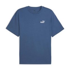 KOSZULKA męska PUMA 689153-80 t-shirt bawełniana sportowa. Niebieskie t-shirty męskie Puma, m, bez wzorów, z bawełny, bez kołnierzyka. Za 99.00 zł.