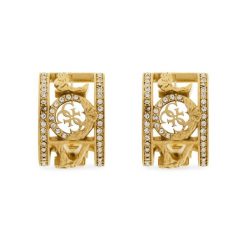 Kolczyki Guess. Żółte kolczyki damskie Guess, złote. Za 219.99 zł.