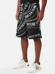 Versace Jeans Couture Szorty sportowe 80GAD3B0 FS221 Czarny Regular Fit. Czarne szorty męskie Versace Jeans Couture, m, z bawełny. Za 1,179.00 zł.
