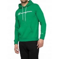 Bluza na co dzień męska CHAMPION z kapturem. Zielone bluzy z kapturem męskie CHAMPION, m. Za 229.00 zł.
