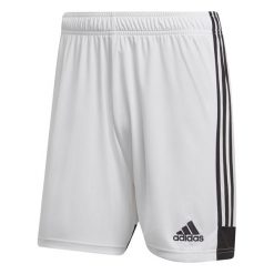 Krótkie spodenki piłkarskie adidas Tastigo 19 Męskie. Białe szorty męskie Adidas, bez wzorów, sportowe. Za 74.00 zł.