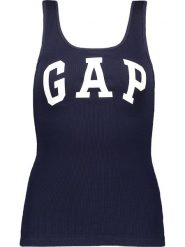 GAP Top w kolorze granatowym rozmiar: XL. Niebieskie topy damskie GAP, xl, bez wzorów, bez kołnierzyka. Za 39.49 zł.