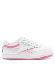 Reebok Sneakersy Club C Revenge IG2609 Biały. Białe buty sportowe dziewczęce Reebok, bez wzorów, ze skóry, bez zapięcia. Za 179.99 zł.