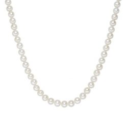 Valero Pearls Naszyjnik z pereł srebro wysokiej próby Perła hodowlana słodkowodna srebrny Naszyjniki 1 ct Damski. Szare naszyjniki damskie Valero Pearls, srebrne. Za 379.99 zł.
