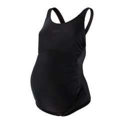 Damski 1-częściowy kostium kąpielowy fitness Speedo ECO Maternity. Czarne stroje jednoczęściowe damskie Speedo, m, bez wzorów, moda ciążowa. Za 241.98 zł.