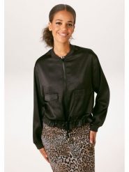 Aniston Kurtka w kolorze czarnym rozmiar: 36. Czarne kurtki damskie Aniston, bez wzorów, bez kaptura. Za 173.99 zł.