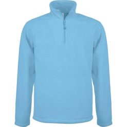 Kurtka polarowa z zamkiem Kariban Enzo. Niebieskie kurtki męskie KARIBAN, na zimę, m, bez wzorów, z polaru, eleganckie, bez kaptura. Za 146.50 zł.