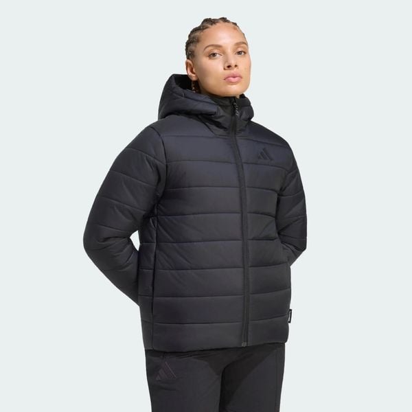 Kurtka z kapturem z ociepleniem CLIMAWARM Terrex Multi Essentials. Czarne kurtki damskie Adidas, l, bez wzorów, z materiału, z kapturem. Za 439.00 zł.