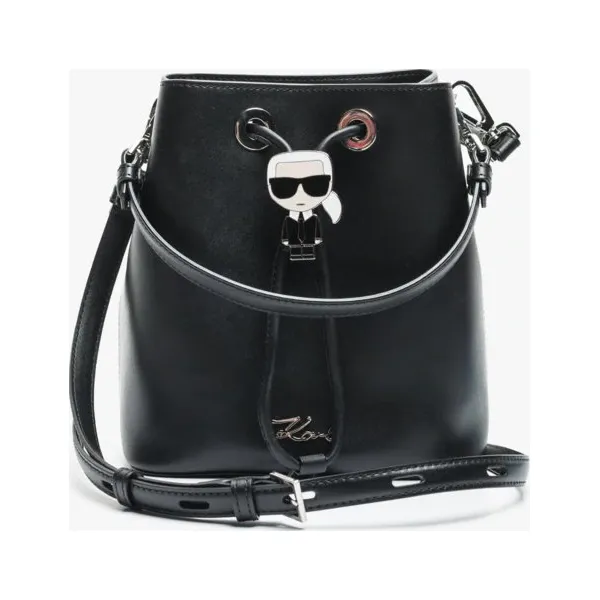 Karl Lagerfeld Torebka Bucket Bag , czarny, rozmiar ONE SIZE. Czarne torebki klasyczne damskie Karl Lagerfeld, bez wzorów, z materiału, bez dodatków. Za 1,199.99 zł.