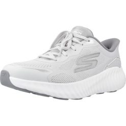 Buty SKECHERS GO RUN NOW REGENT Szary. Szare buty sportowe na co dzień damskie Skechers, bez wzorów, z syntetyku. Za 425.52 zł.