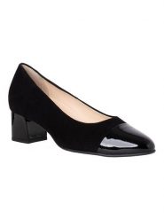 HASSIA Skórzane czółenka "Ravenna" w kolorze czarnym rozmiar: 41,5. Czarne czółenka damskie HASSIA, bez wzorów, ze skóry, bez obcasa. Za 382.99 zł.