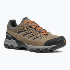 Buty turystyczne męskie SCARPAMoraine GTX. Brązowe buty trekkingowe męskie Scarpa, bez zapięcia, trekkingowe. Za 639.99 zł.