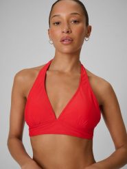 Góra od bikini damska 4F 4FWSS26UBKTF088. Czerwone bikini damskie 4f, bez wzorów. Za 69.99 zł.