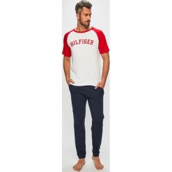 Tommy Hilfiger - Piżama. Niebieskie piżamy męskie Tommy Hilfiger, l, bez wzorów, z bawełny, bez ramiączek. W wyprzedaży za 199.90 zł.