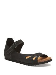 Comfortfusse Skórzane sandały w kolorze antracytowym rozmiar: 37. Czarne sandały damskie Comfortfusse, bez wzorów, ze skóry, bez obcasa. Za 260.99 zł.