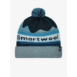 Czapka zimowa Smartwool Knit Winter Pattern POM Beanie - twilight blue heather. Zielone czapki męskie Smartwool, na zimę, bez wzorów, sportowe. Za 130.99 zł.